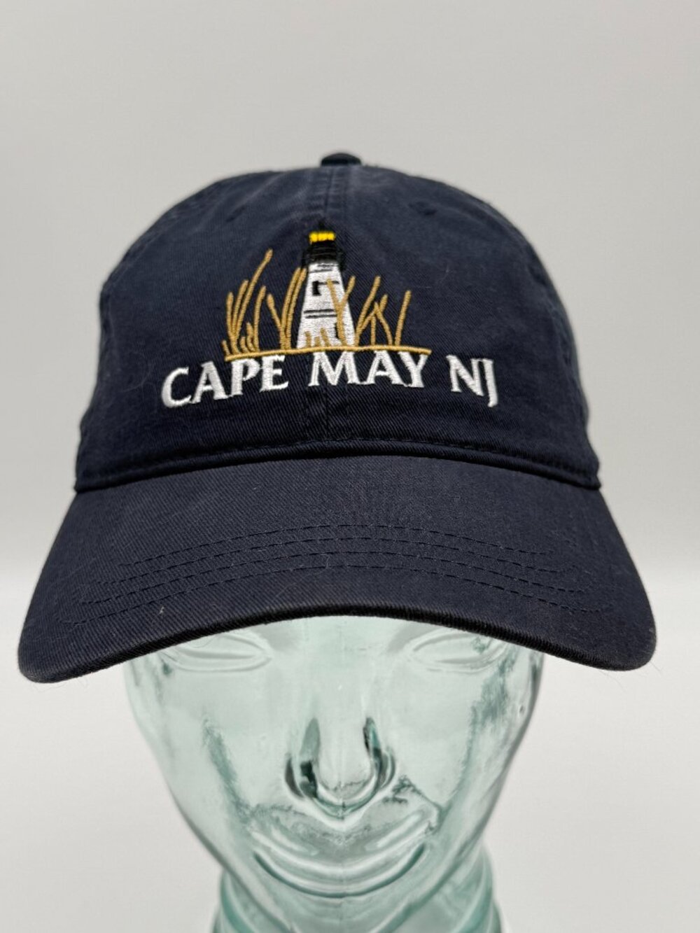 Cap America Cap Cape May NJ Hat Strapback One Size Adjust Lighthouse Embroidery